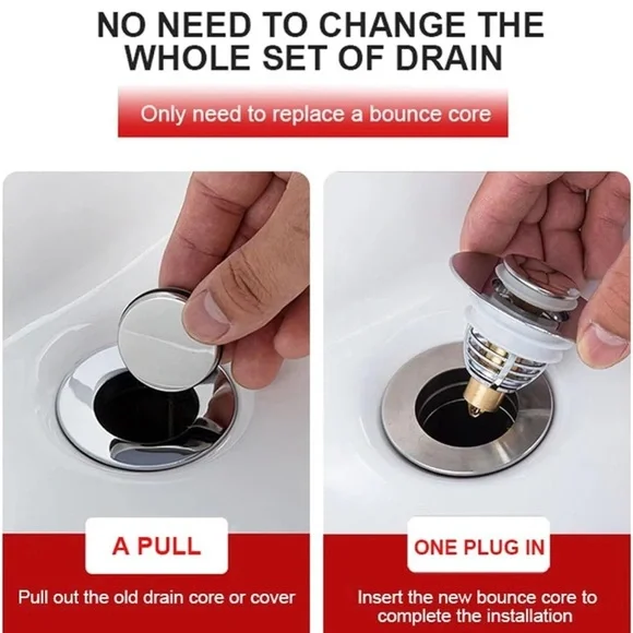 Stainless Steel Sink basin pop up strainer plug kitchen, bathroom - Picture 6 of 7